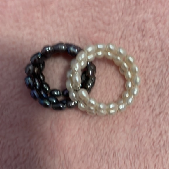 Womens  pearl rings bundle - Picture 2 of 4